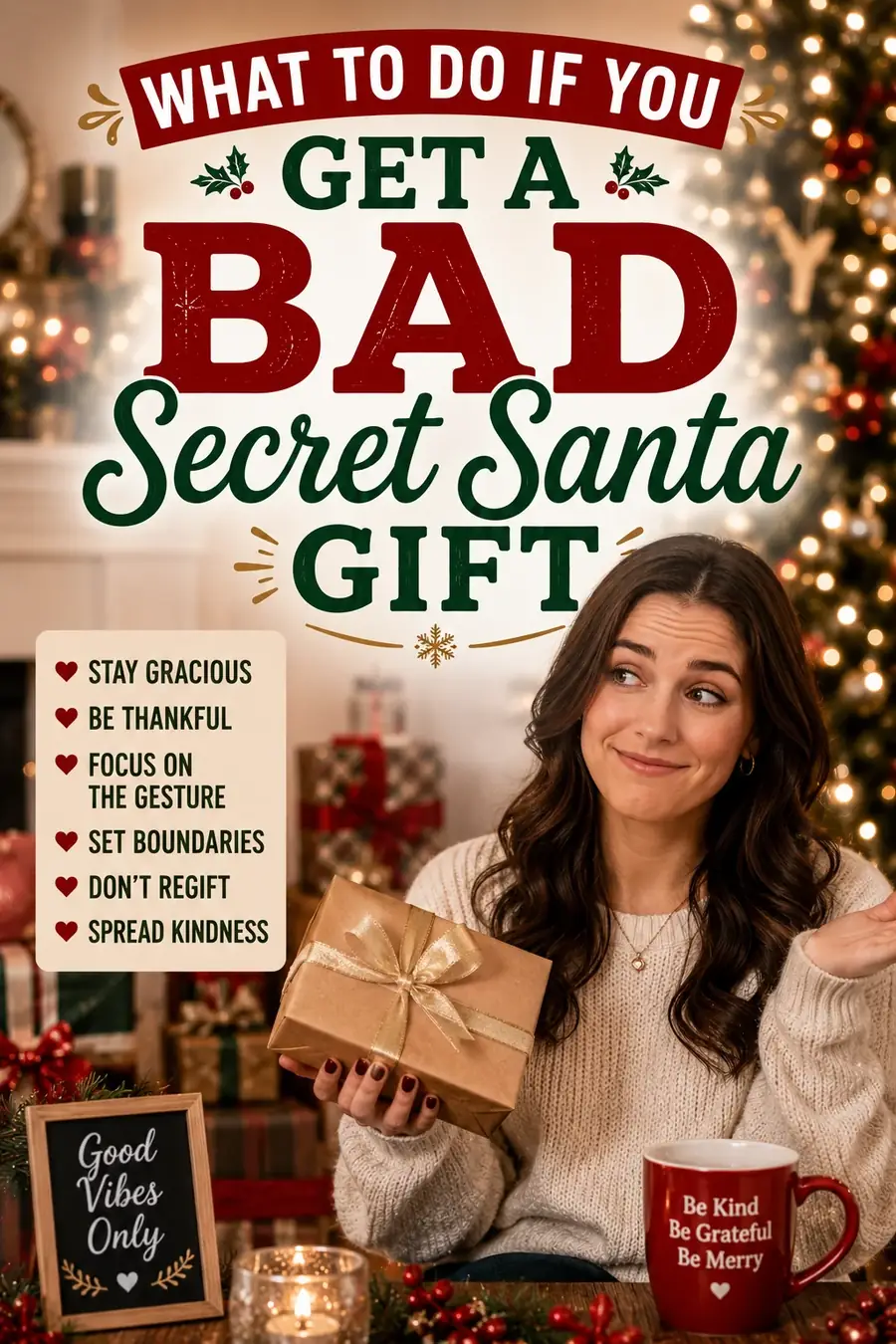 What to Do If You Get a Bad Secret Santa Gift