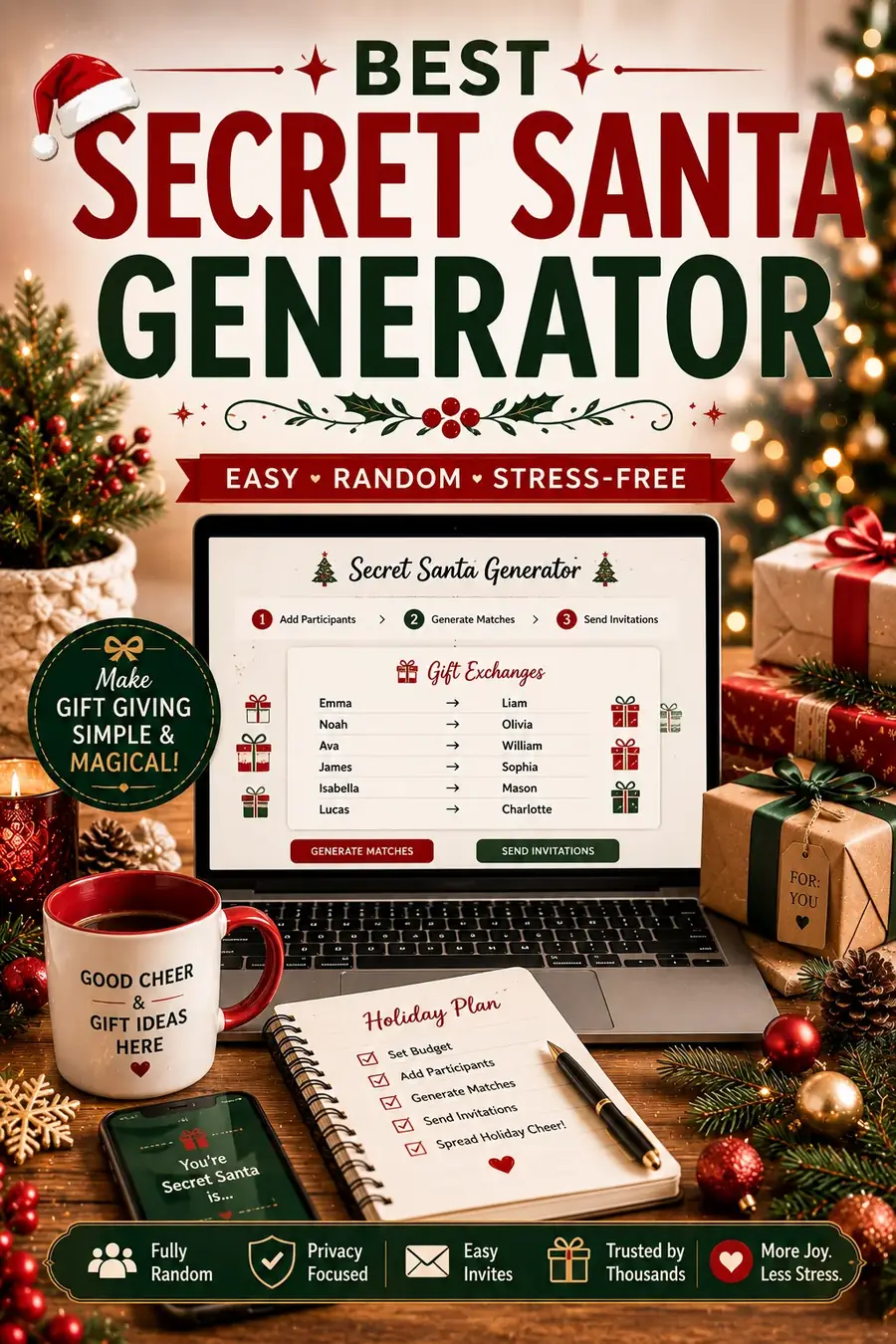 Best Secret Santa Generators (2026): Free Tools Compared