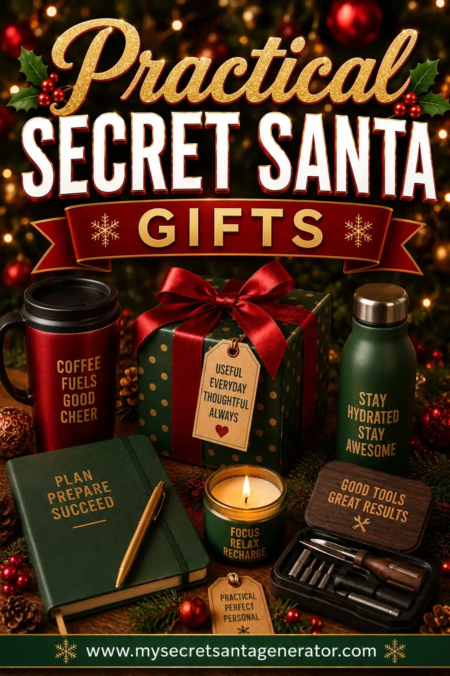 Practical Secret Santa Gifts: Things They'll Actually Use Every Day