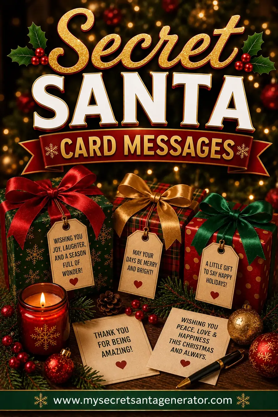 Secret Santa Card Messages: What to Write for Every Situation