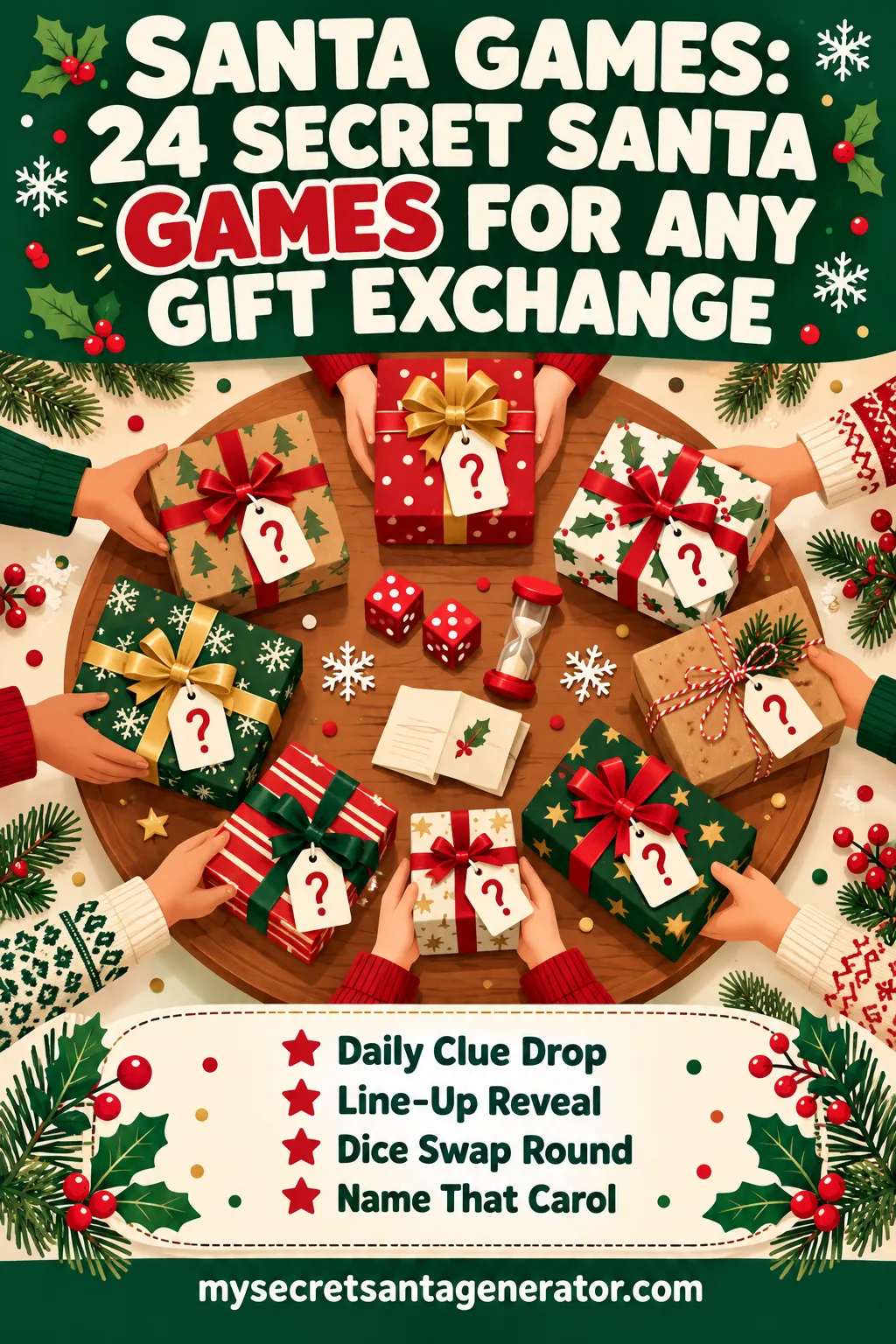 Santa Games: 24 Secret Santa Games for Any Gift Exchange