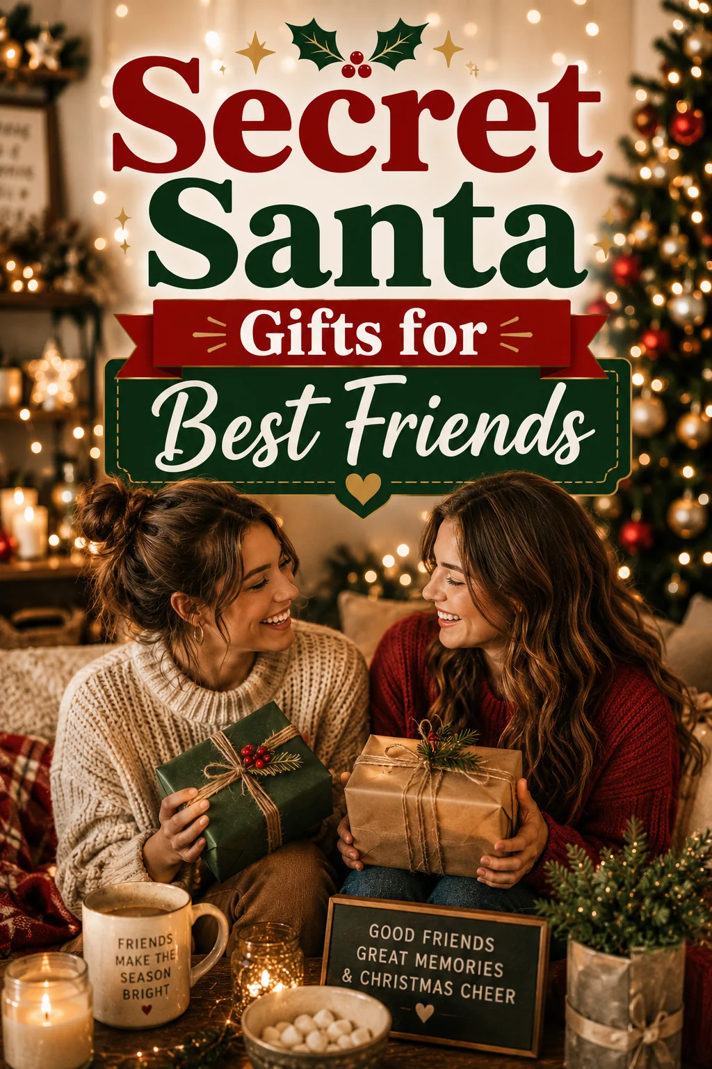 Secret Santa Gifts for Best Friend: Ideas Worthy of Your Actual Person