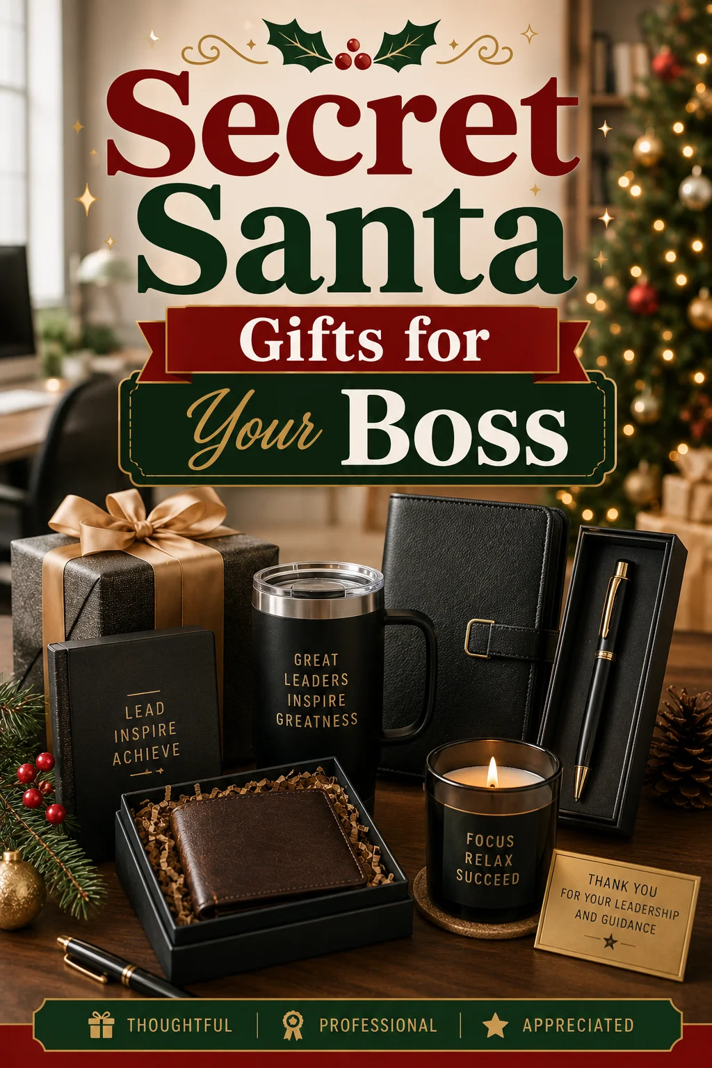 Secret Santa Gifts for Your Boss: Professional, Thoughtful, and Never Weird