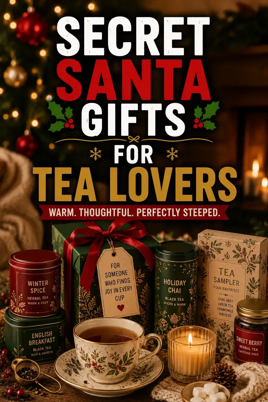 Secret Santa Gifts for Tea Lovers: 30 Cozy Ideas