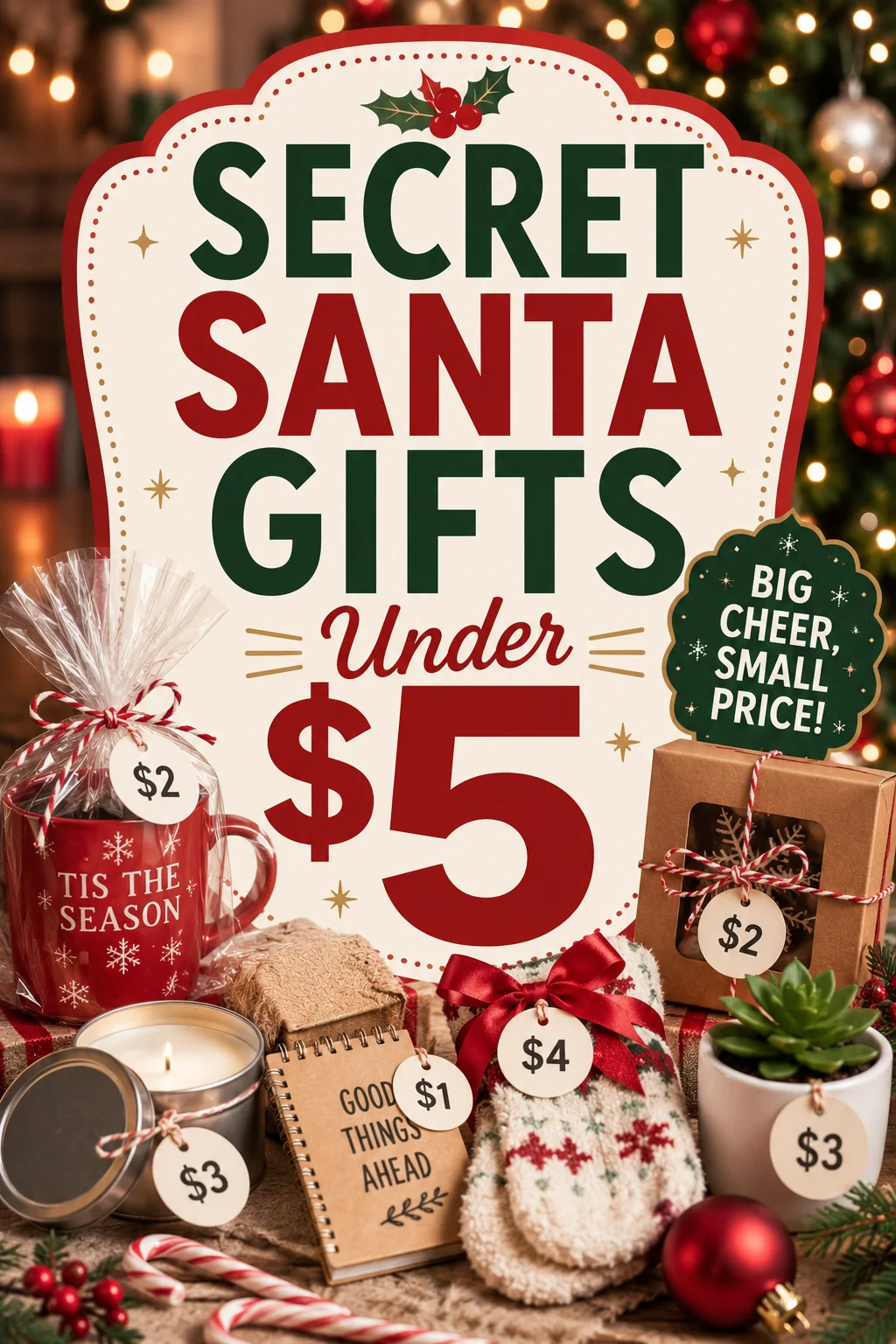 Secret Santa Gifts Under $5: Tiny Budget, Real Effort