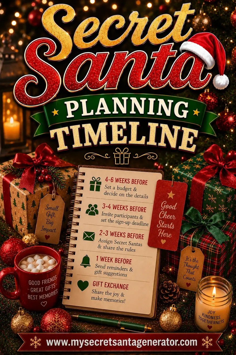 Secret Santa Planning Timeline: When to Do What