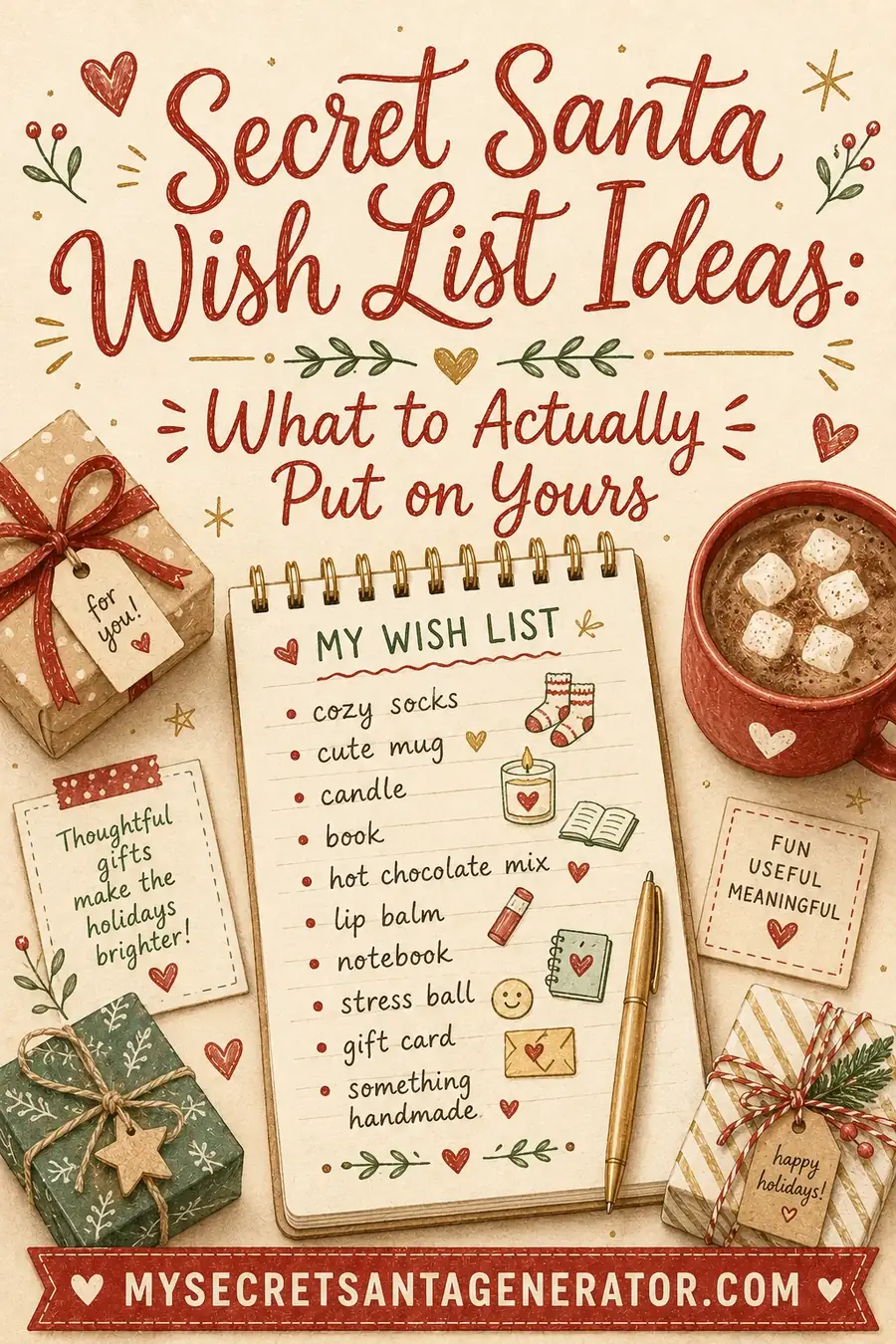Secret Santa Wish List Ideas: What to Actually Put on Yours