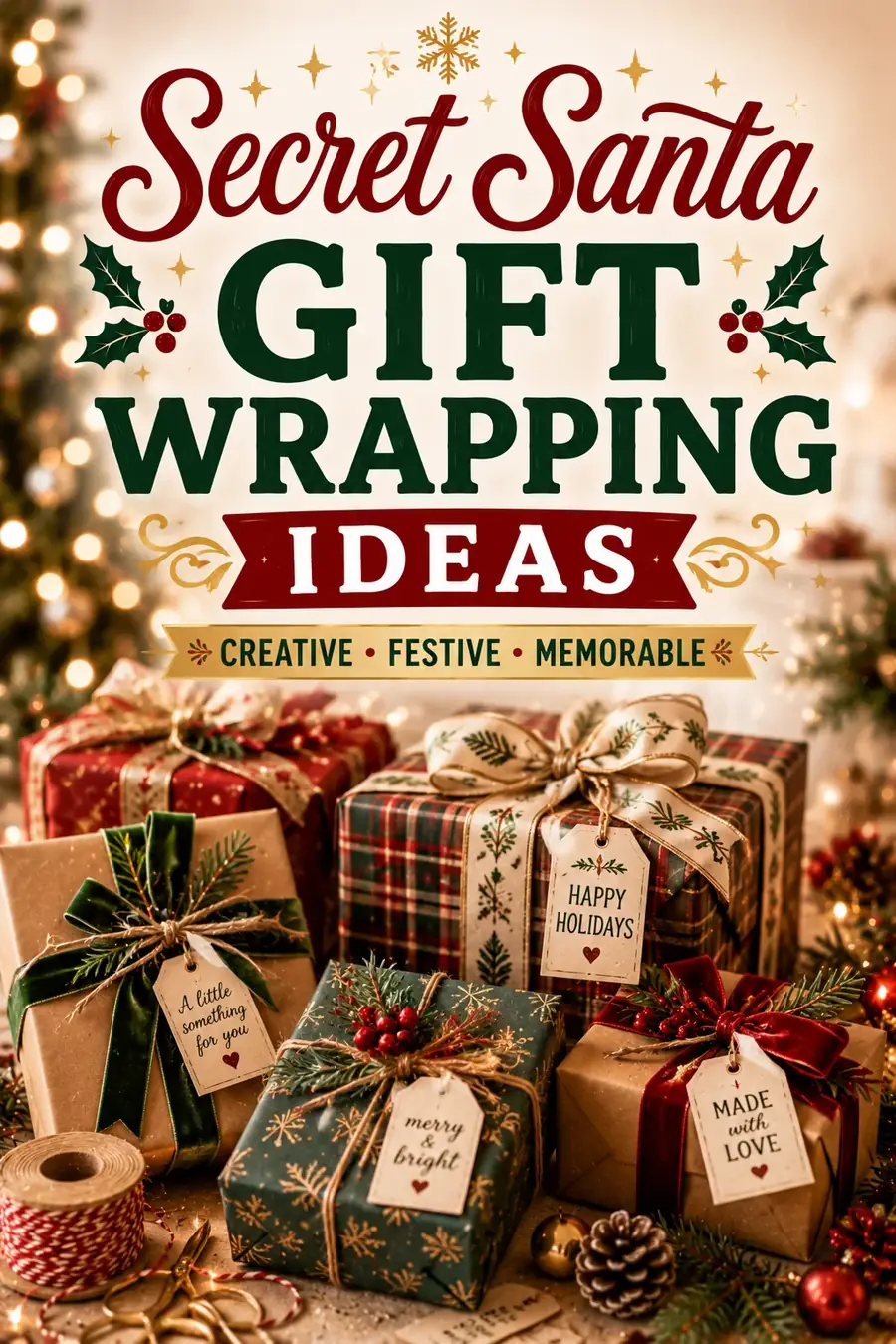 Secret Santa Wrapping Ideas: Keep It Anonymous & Cute
