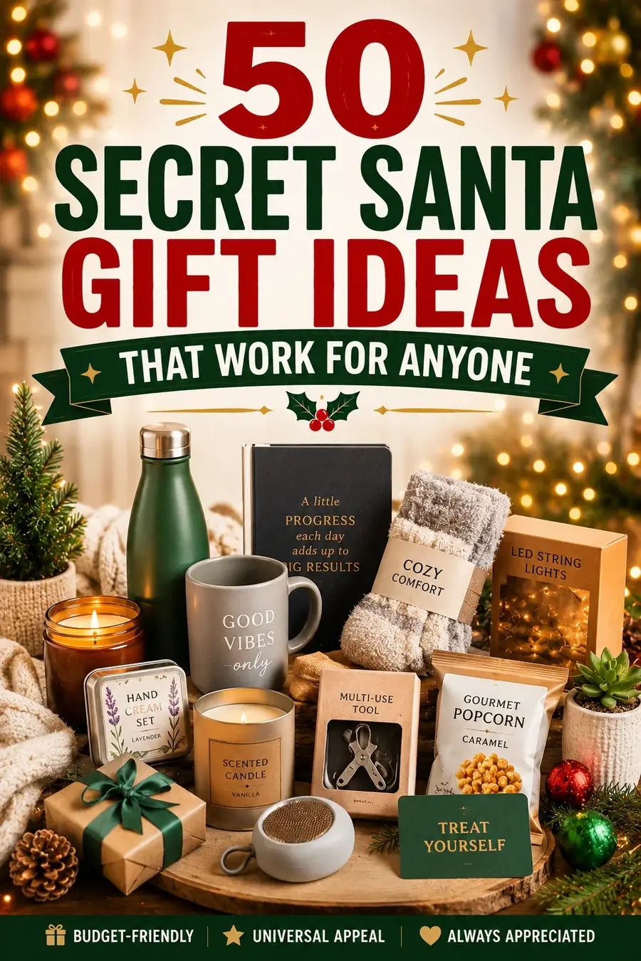 Universal Secret Santa Gifts: 30 Ideas Anyone Will Like