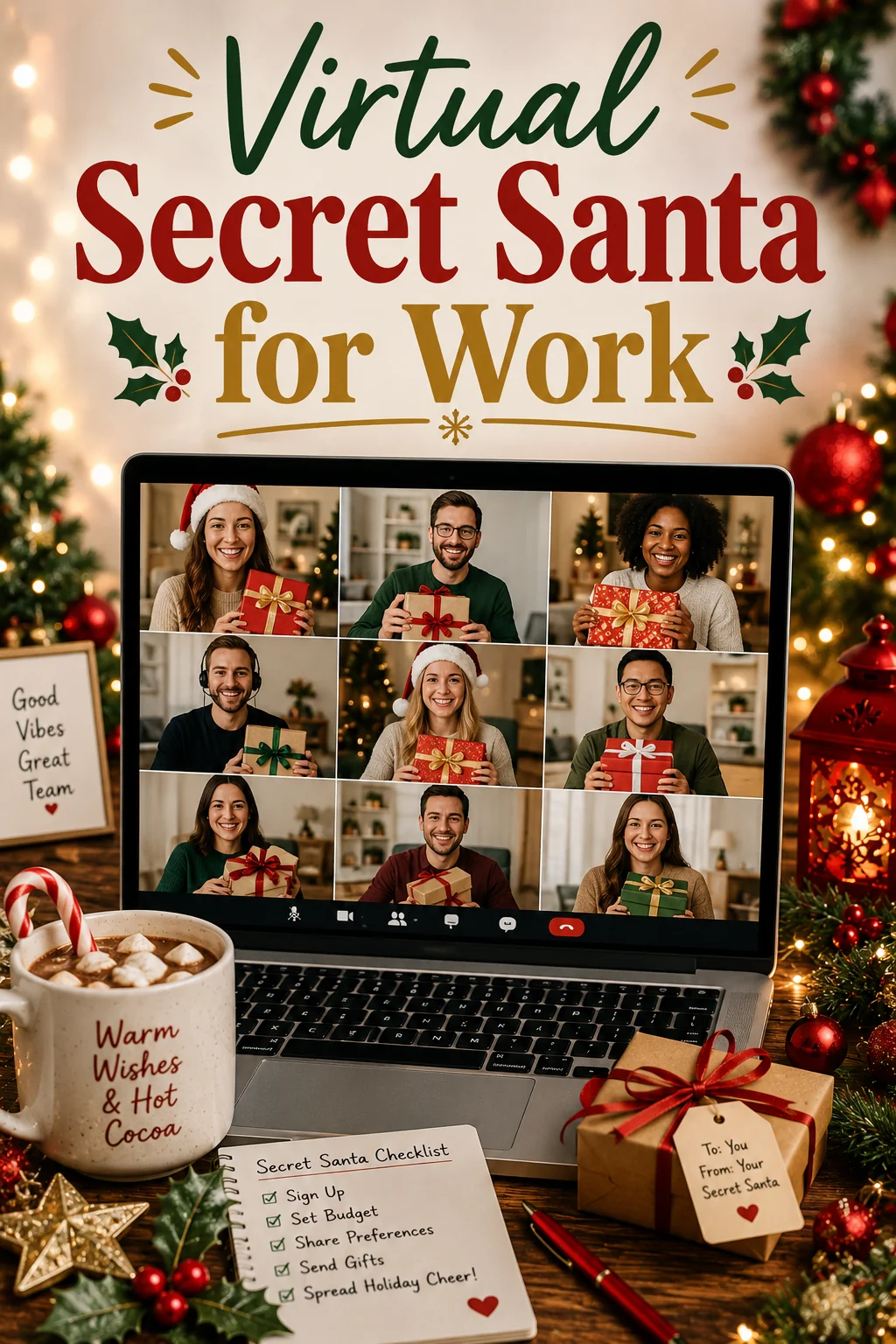 Virtual Secret Santa: How to Run One for Remote Teams and Long-Distance Friends