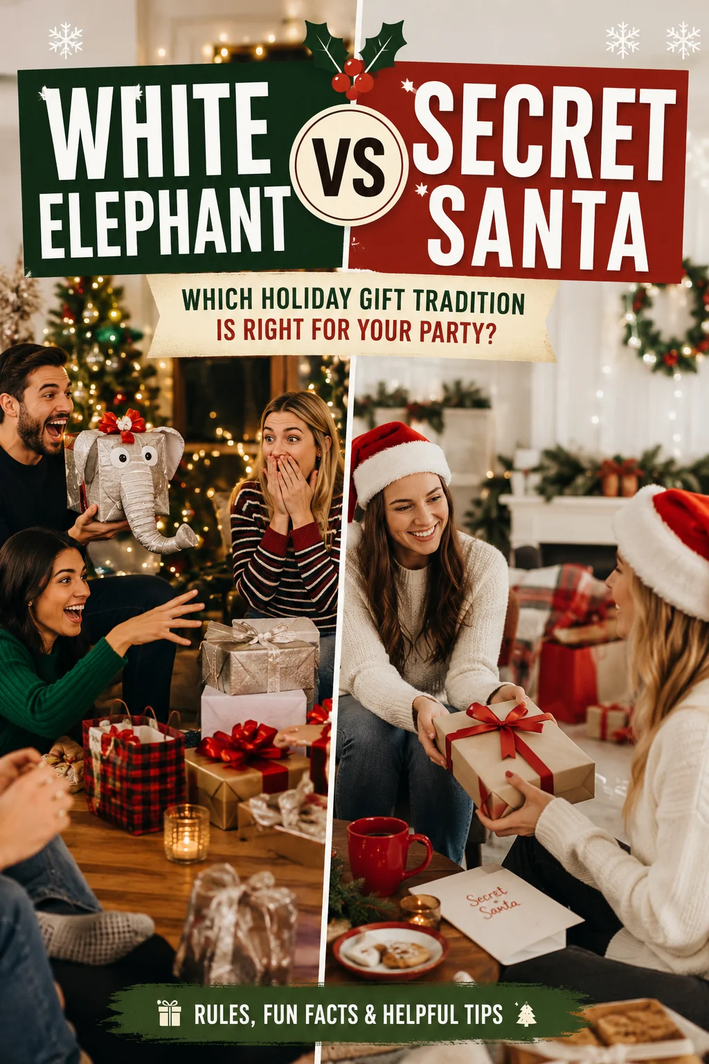 White Elephant vs Secret Santa: Which Should Your Group Do?